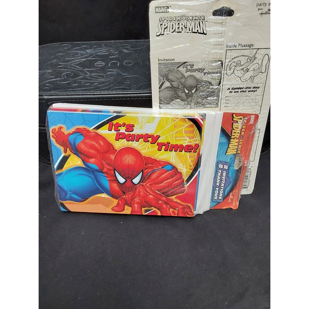 Spider Man 2010 Party Invitations 2 pack of 8 each 16 total new Superheroes